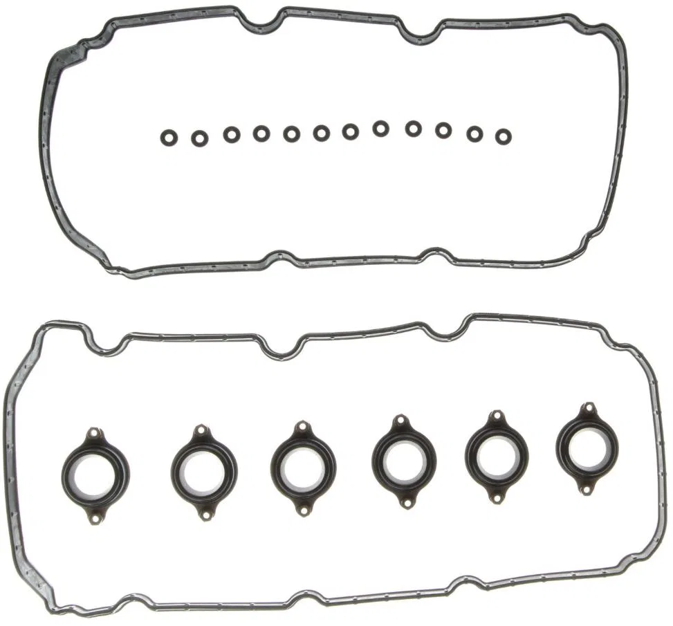 VS50881 – CLEVITE 77 Valve Cover Gasket, OE Replacement Molded Rubber With Grommets And Spark Plug Tube Seals